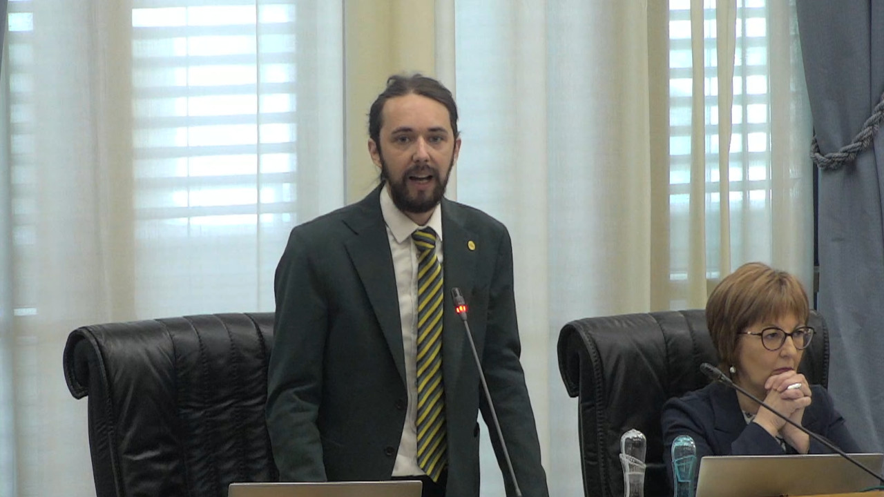 Andrea Campotaro e Chiara Minelli in Consiglio Valle