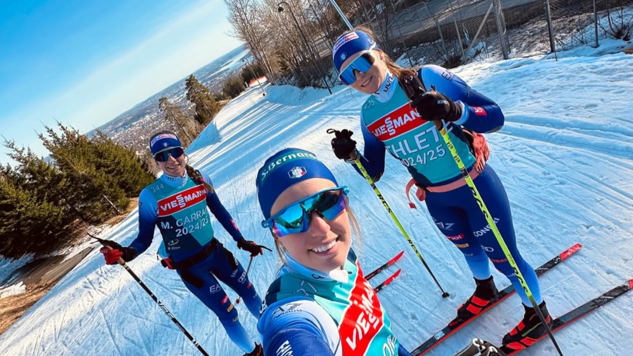 BRIGNONE GUIDA LA PATTUGLIA VALDOSTANA NELLE NAZIONALI FISI 2026/2027 7 Samuela Comola con Michela Carrara e Martina Trabucchi