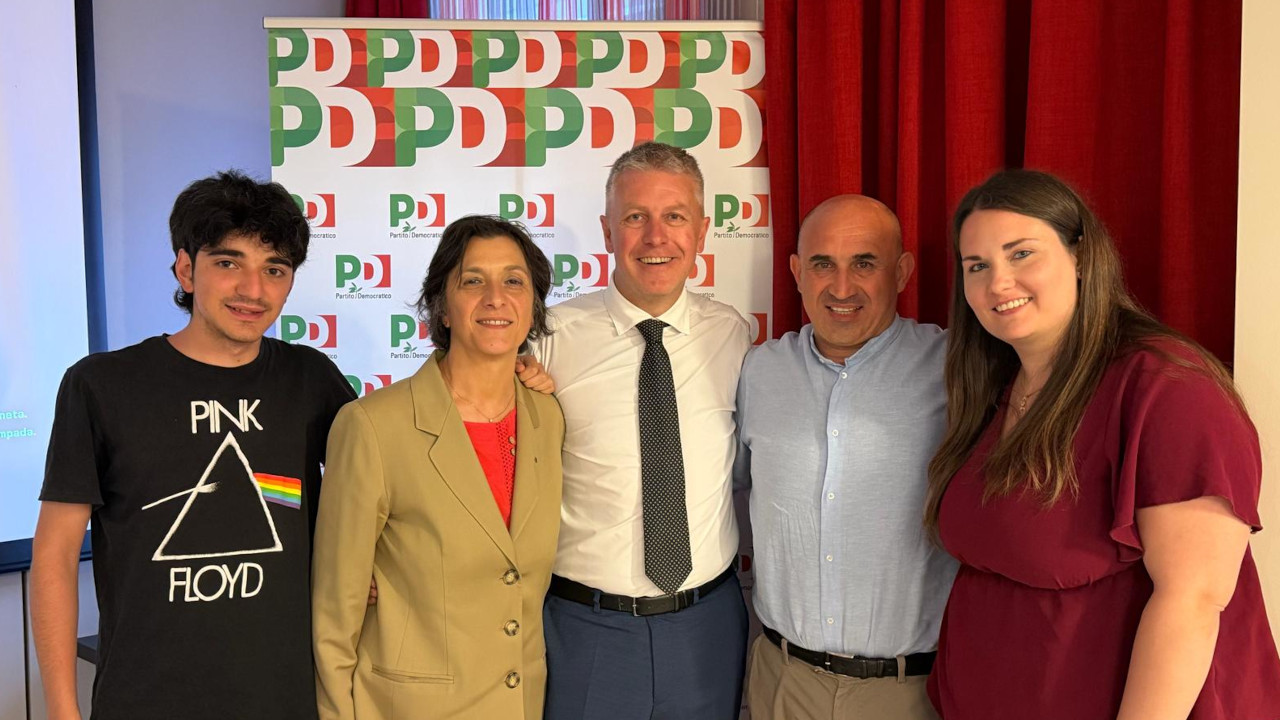 Fulvio Centoz con il suo staff, Antonio Pepe, Simona Mele, Carmine Sciulli e Valentina Evaspasiano