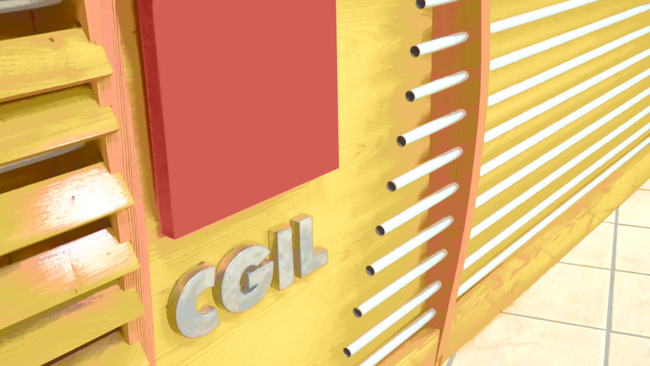 Il logo della Cgil