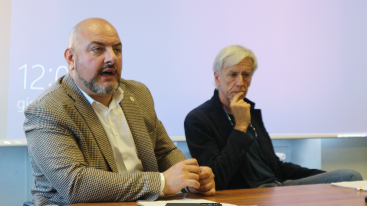 Carlo Marzi e Mauro Occhi, direttore sanitario e reggente dell'Azienda Usl