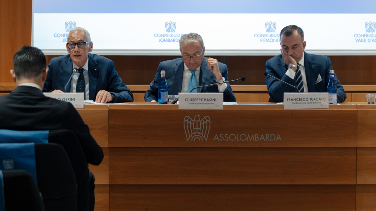 Francesco Turcato, presidente di Confindustria VdA alla tavola rotonda sul Quadro finanziario pluriennale Ue 2028‑2034